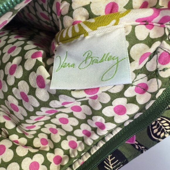 Vera Bradley Olivia Pink Messenger Bag, Crossbody and Wristlet Retired Pattern - Picture 3 of 11